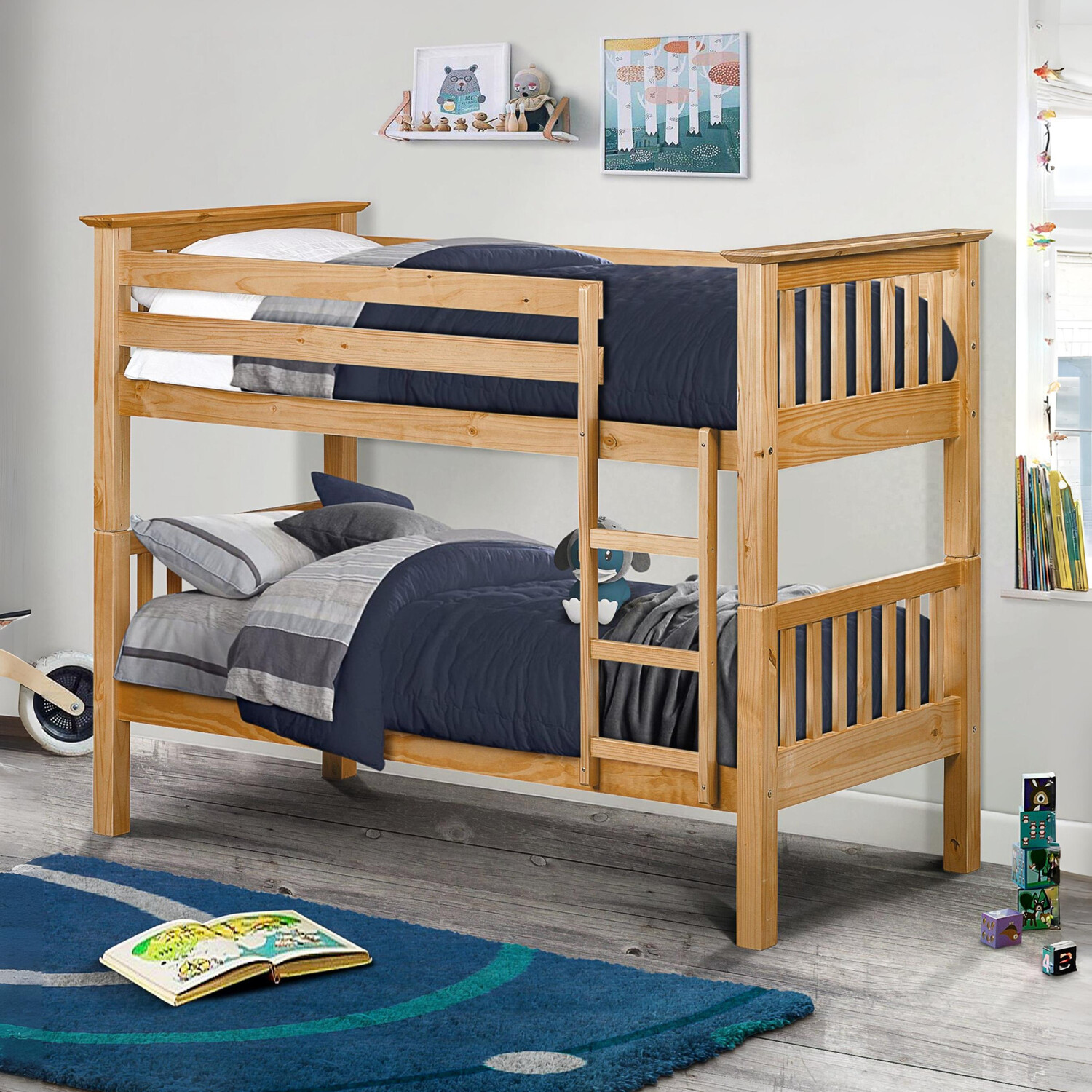 Julian Bowen Barcelona Bunk Bed - Pine