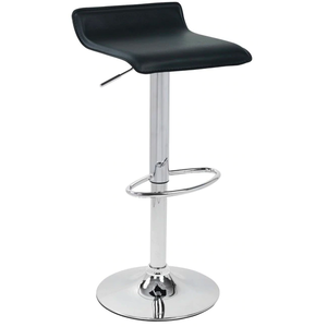 Baceno Single Kitchen Bar Stool, Chrome Footrest, Adjustable Swivel Gas Lift