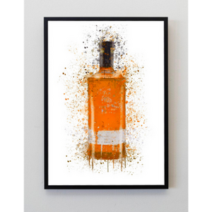 Zest Gin Bottle Art Print