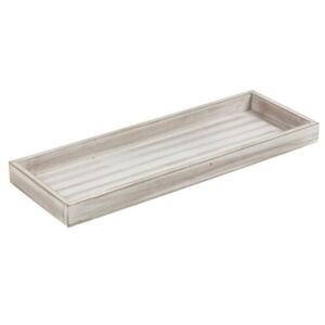 Shabby Chic Grey Wooden Tray