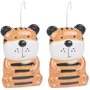 Ceramic Hanging Radiator Humidifier – Animated Characters - Black - Set of 2
