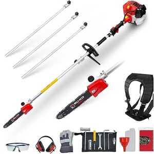 BU-KO 52cc Long Reach Petrol Pruner Saw Attachment 3pole