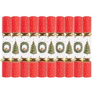 Family Tree and Wreath Christmas Crackers