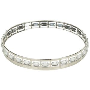 Round Silver Mirror Tray - 25cm