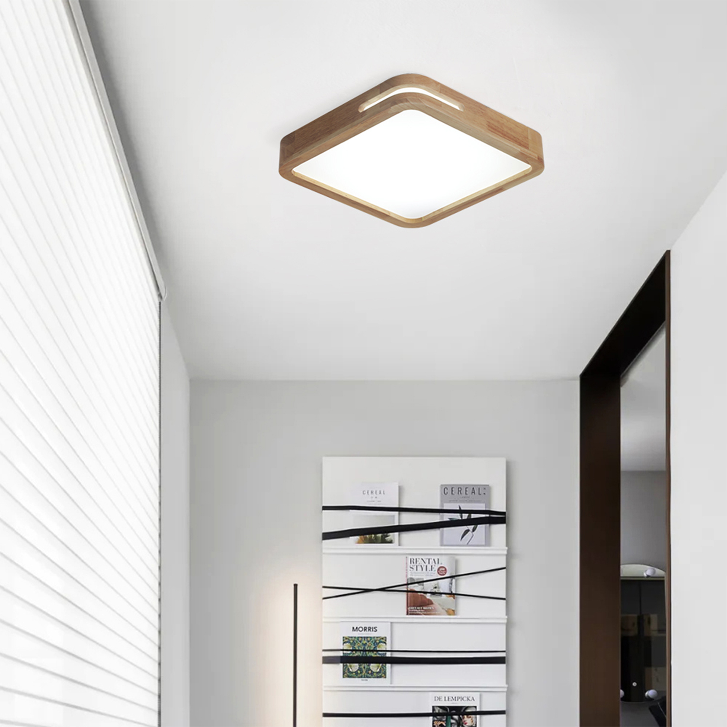 The Bath Plus Tb+ Modern Wood Effect Led Ceiling Light