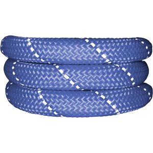 HugglePets Blue 107cm x 1cm Reflective Rope Dog Lead