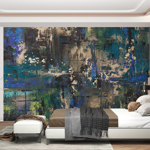 Green Explosion Mural 416 x 254cm