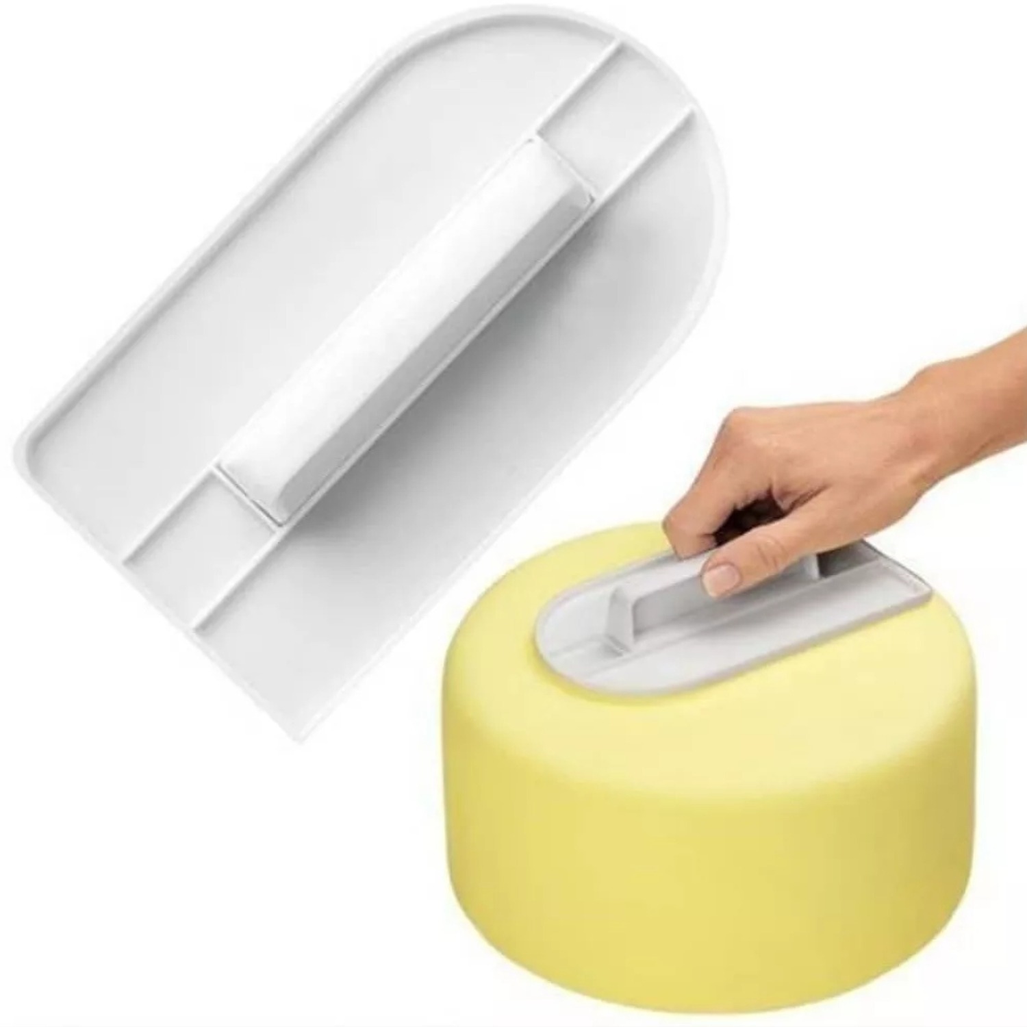 Image of Cake Icing Smoother - White