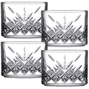 Glass Serving Bowls Dessert Ice Cream Stackable Dishes Fruit Pudding