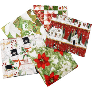 French Countryside Cotton Fat Quarter Bundle (5 pack)