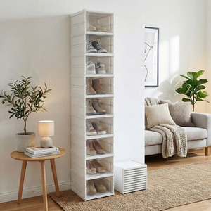 9-Tier Foldable Shoe Cabinet