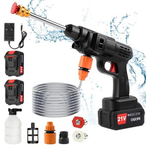 Cordless High Pressure Washer Gun 2 Battery