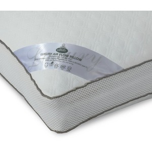 Luxury Cool Sleep AirFlow Pillow Super Soft Hollowfibre Filling Bed Pillows