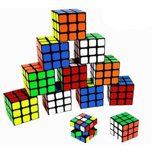Set of 12 Puzzle Cubes Classic Magic Twist Toy