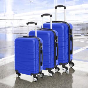 Venture 3Pcs ABS Suitcase Set - Black - Set of 3