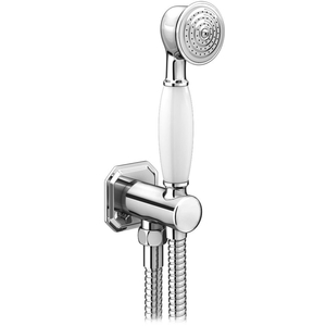 Shower Head - Traditional Outlet Elbow with Wall Bracket and Handset