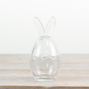 Bunny Ears Lidded Pot Jar