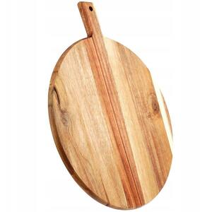 Round Chopping Board with Handle Large Kitchen Serving Platter
