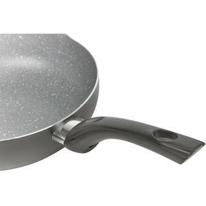 Forgecross 24cm Non-Stick Deep Frying Pan with Basket - Black