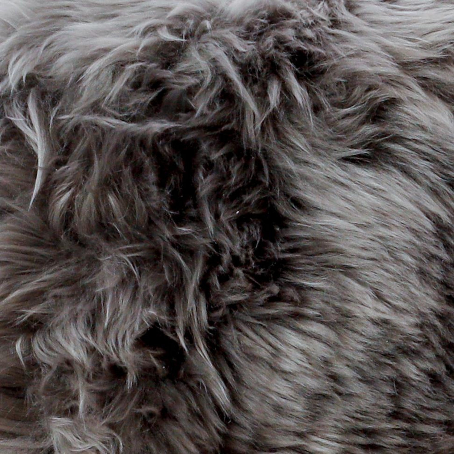 Natural Sheepskin Cushion - Grey