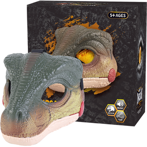 Realistic Dino Mask with Moving Jaw
