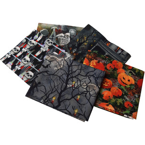 An Eerie Welcome Halloween Cotton Fat Quarter Bundle (5 pack)