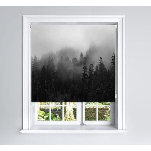 Misty Forest Blackout Roller Blinds Easy Fit Child Safety Included
