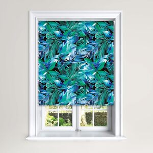 Ruth Palm Blackout Roller Blinds Easy Fit Child Safety Included