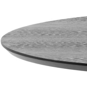 Aars Small Round Bar Table Marble Effect Top Trumpet Base