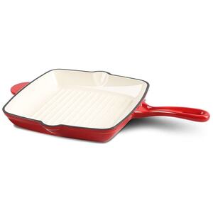 Berlinger Haus Red Cast Iron Enamel Frying Pan