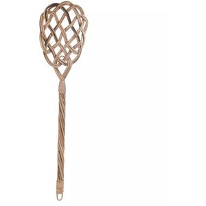 Bamboo Wicker Carpet Beater - Brown