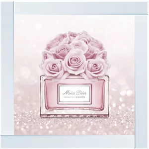 Blossoming Perfume ii Glitter Liquid Wall Art
