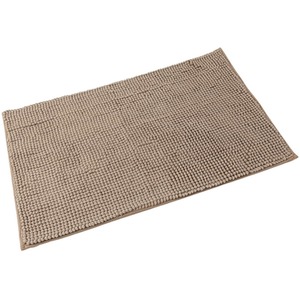 Super Soft Chloe Microfiber Fast Dry Bath Mat Bathroom Shower 50 x 80cm Walnut
