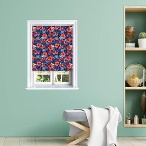 Frida Floral Design Blackout Roller Blinds Easy Fit Child Safety Included