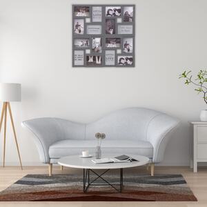 16-Frames Multi Collage Photo Frames - Black