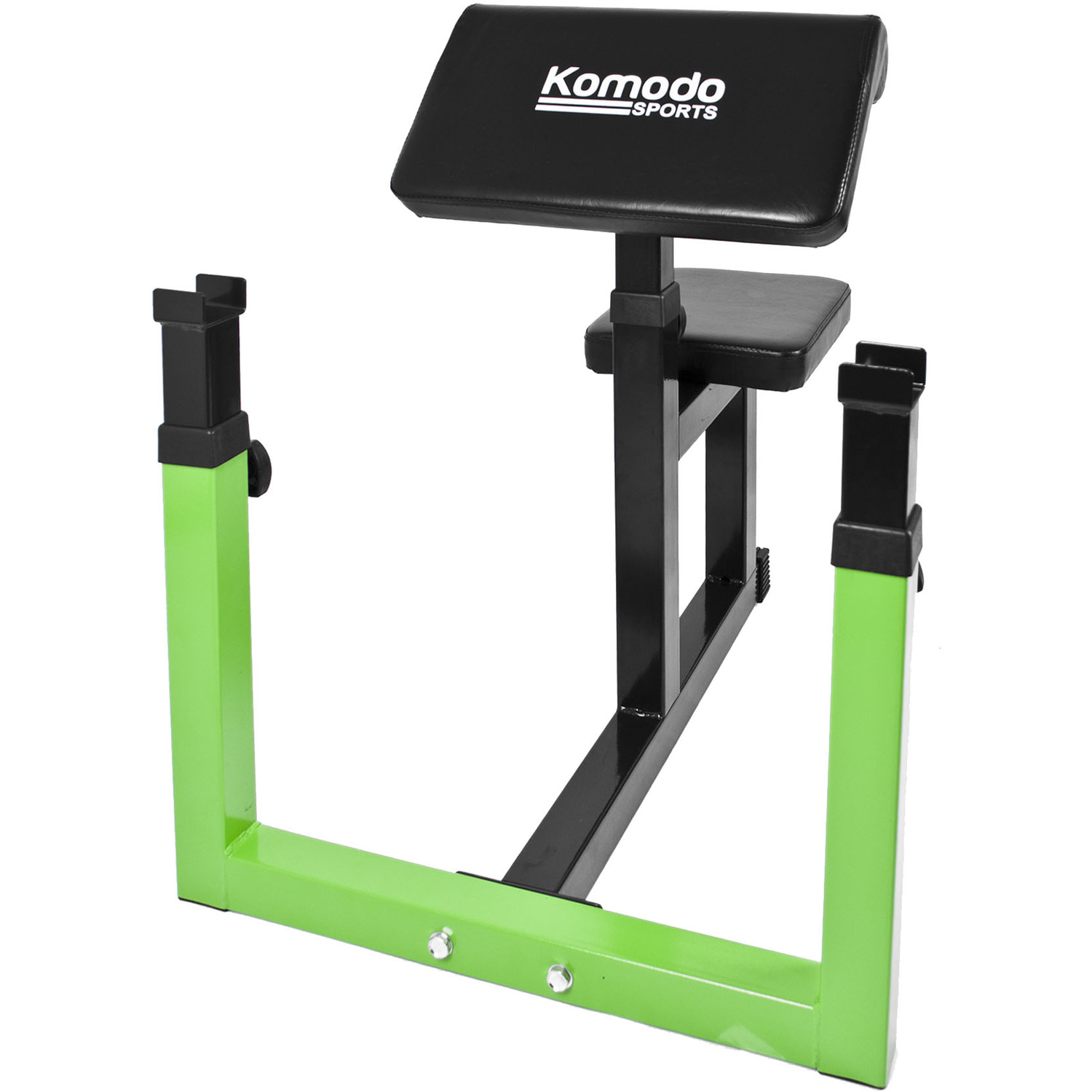 Komodo Preacher Bicep Curl Bench - Green