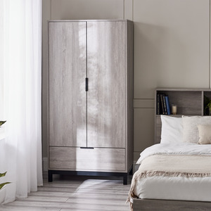 Bali 2 Door 1 Drawer Wardrobe