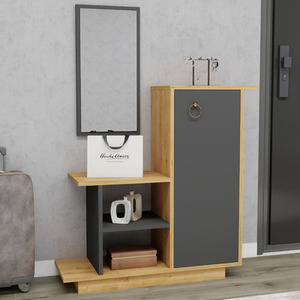 Asia Console Table Dresuar with Cabinet, Shelves and Mirror