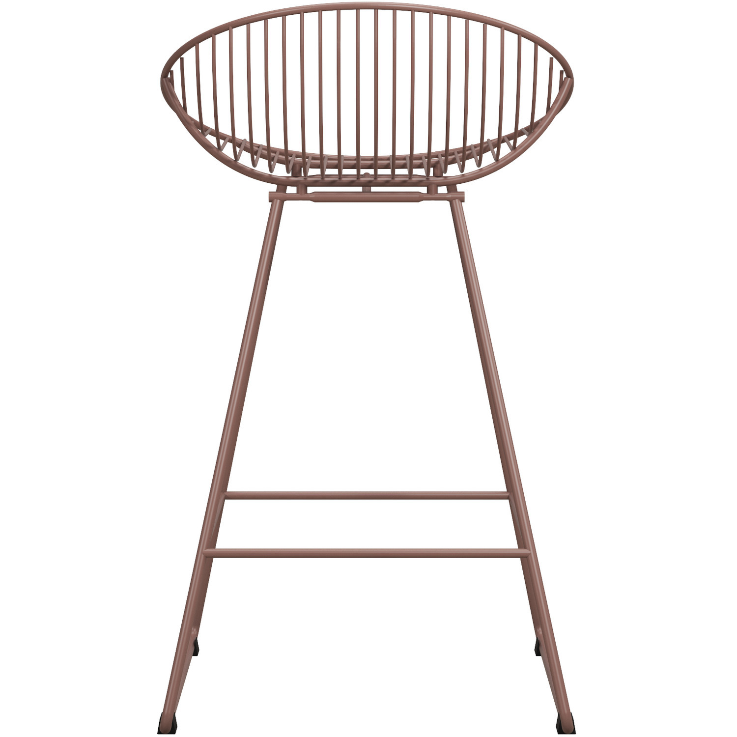 Cl Ellis Wire Counter Stool - Blush Pink