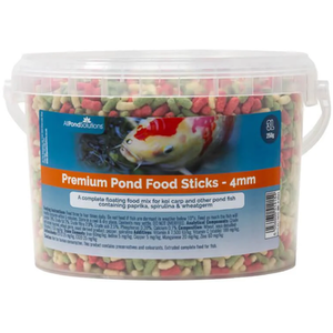 AllPondSolutions Premium Floating Pond Food Sticks - 4mm - 250g