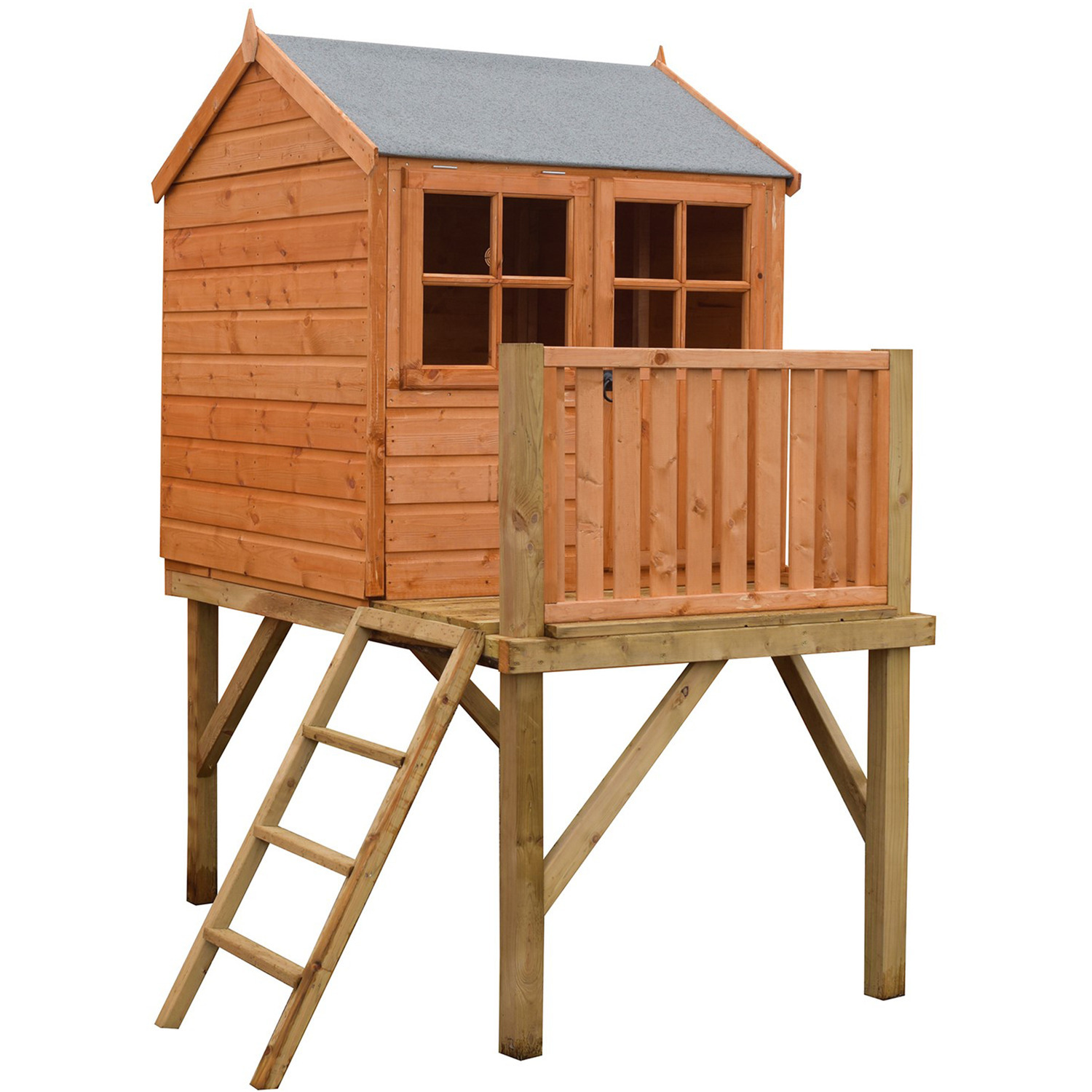 B&Q - Bunny + Platform Playhouse Children's Wendy House - Image 7