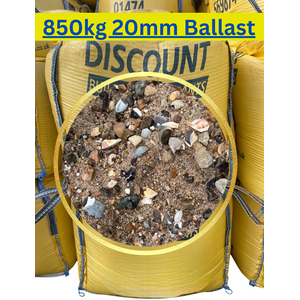 All In Ballast 850kg Bulk Bag - 20mm Shingle and Sharp Sand Mix.