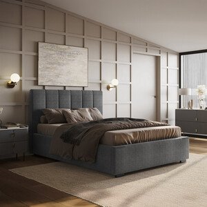 Waltz Fabric Ottoman