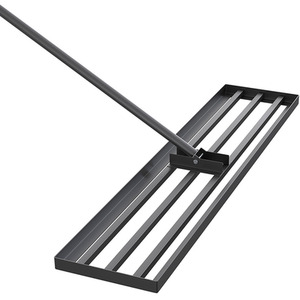 Breeins Professional Lawn Levelling Rake with 213 cm Stainless Steel Handle