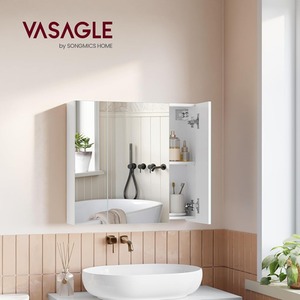 VASAGLE Wall Cabinet with Bathroom Mirror