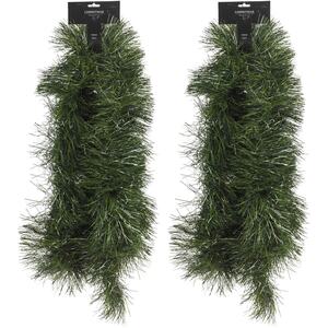 270cm Christmas Garland - Green - Set of 2