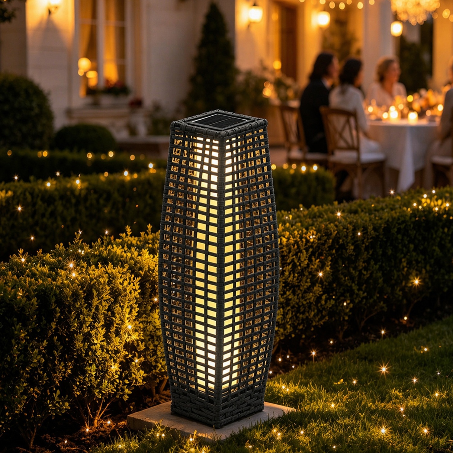 Gr8 Garden Solar Rattan Led Path Light