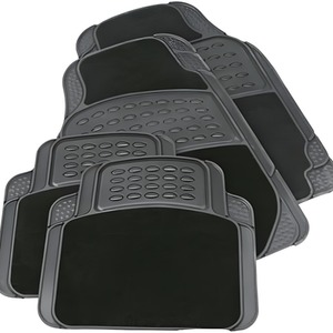 4 Pieces Universal Rubber Car Mat