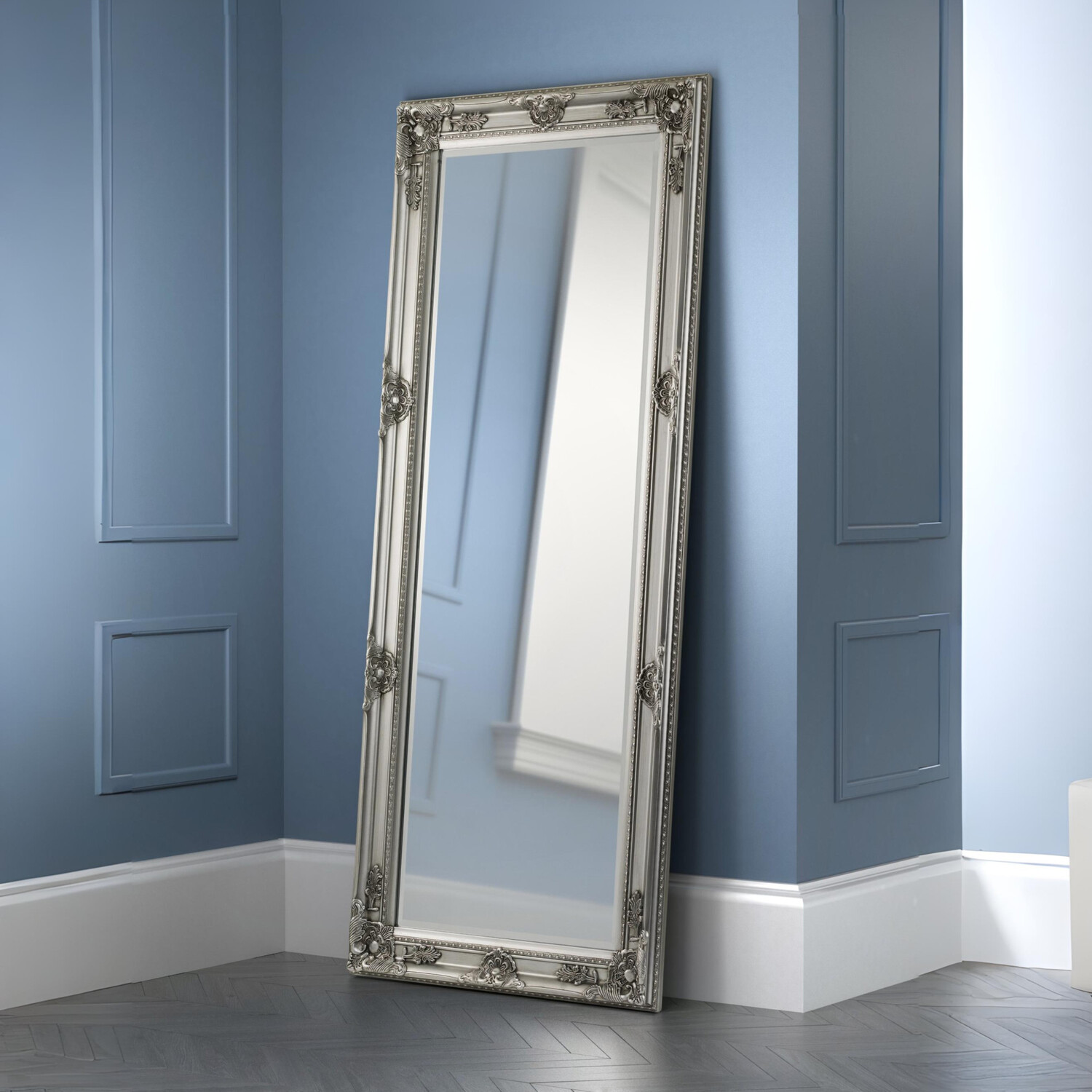 Image of Palais Lean-To Dress Mirror - Pewter